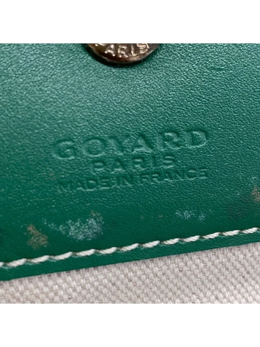 Goyard Tote Saint Louis PM Green Leather